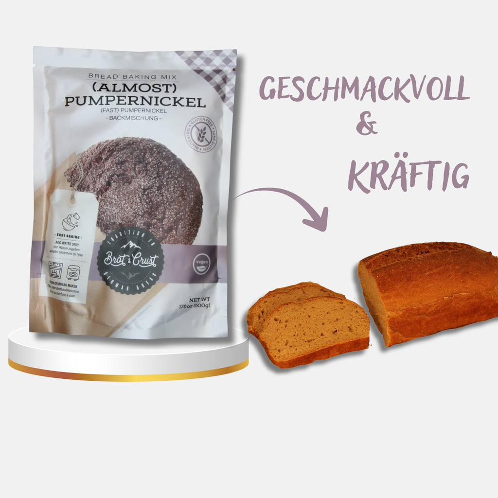 (Fast) Pumpernickel glutenfrei - Brotbackmischung